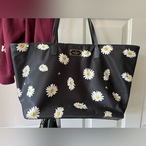 Kate Spade Nylon Daisy Bees Tote Large